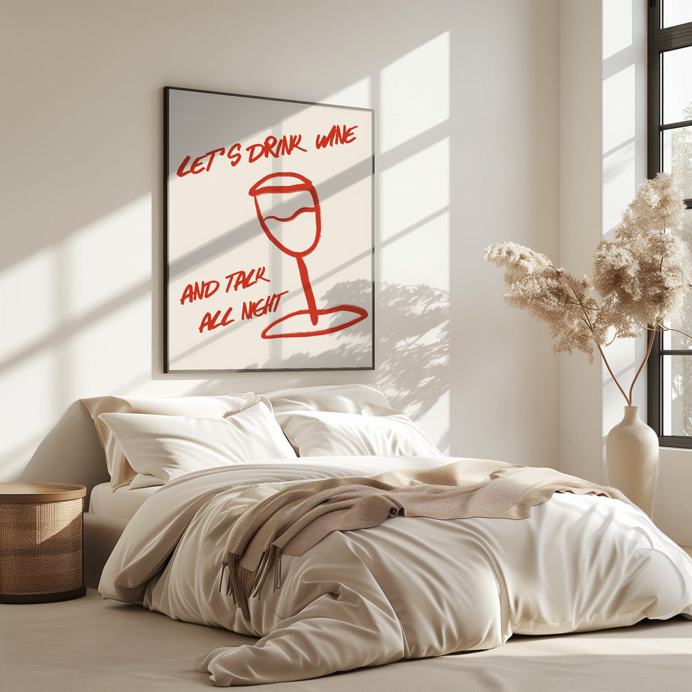 Wein & Worte entspannen | Poster