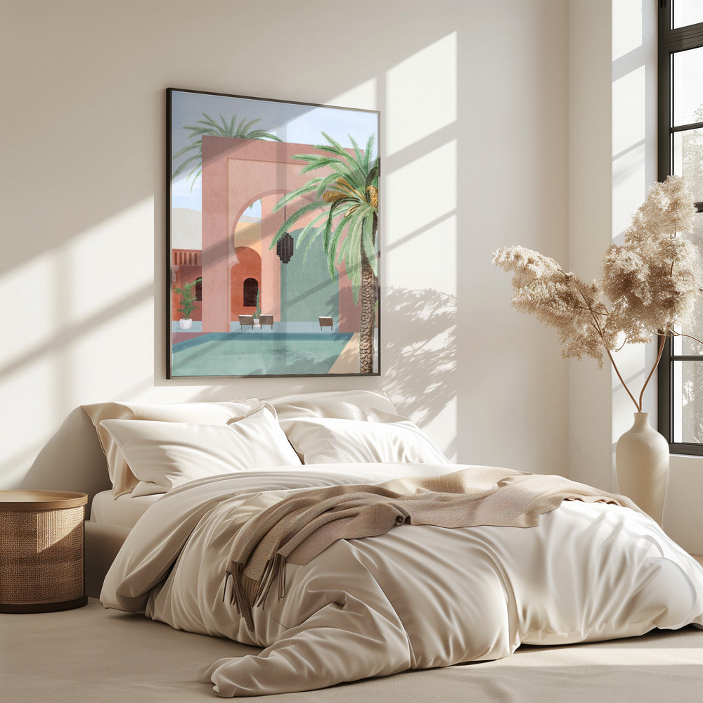 Marokkanischer Pool | Poster