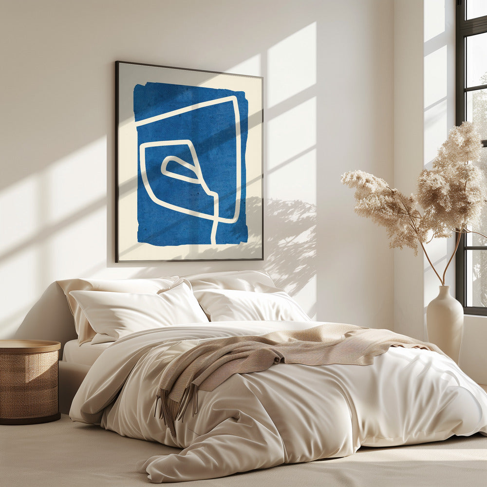 Blauer Spiraltanz | Poster