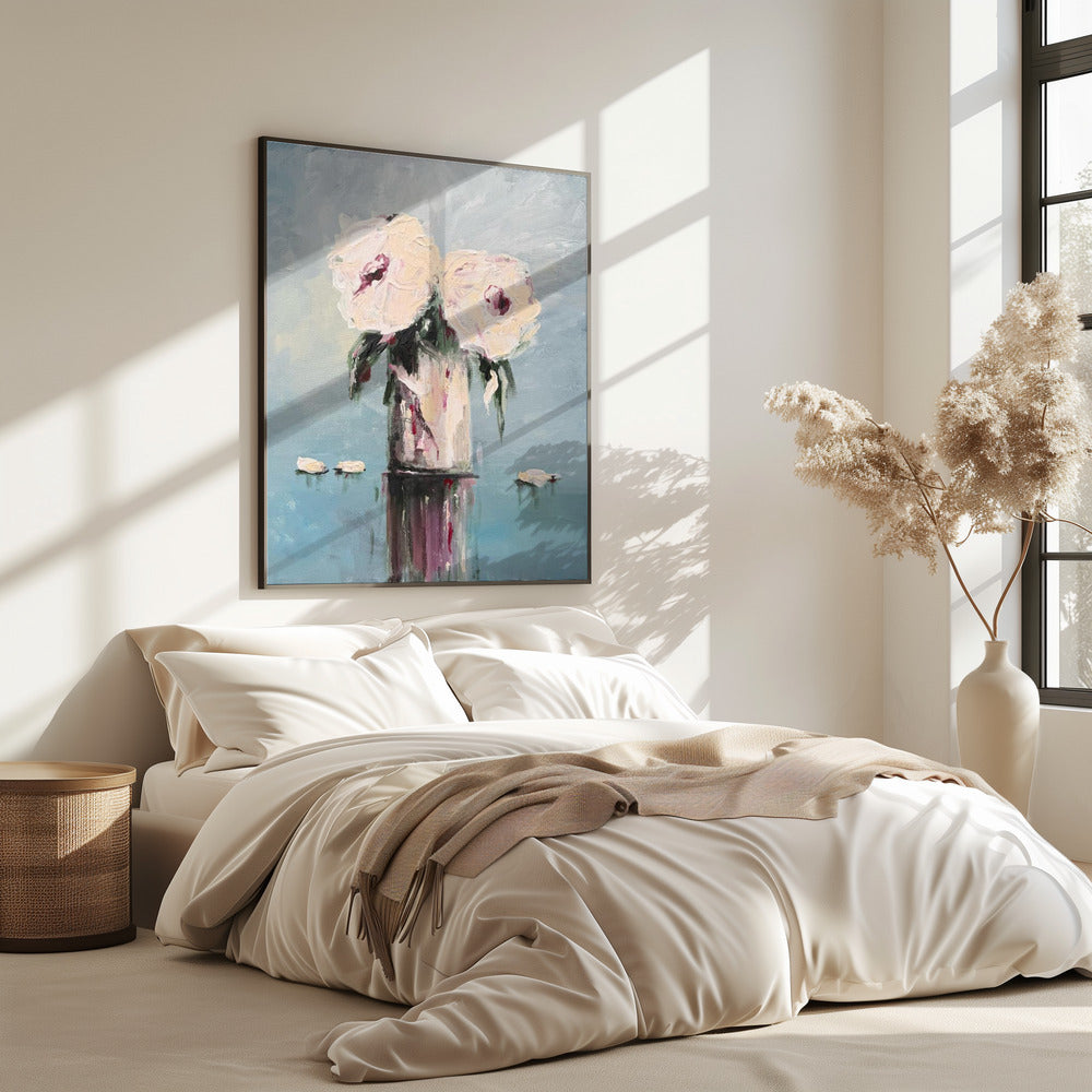 Weiße Rosen | Poster