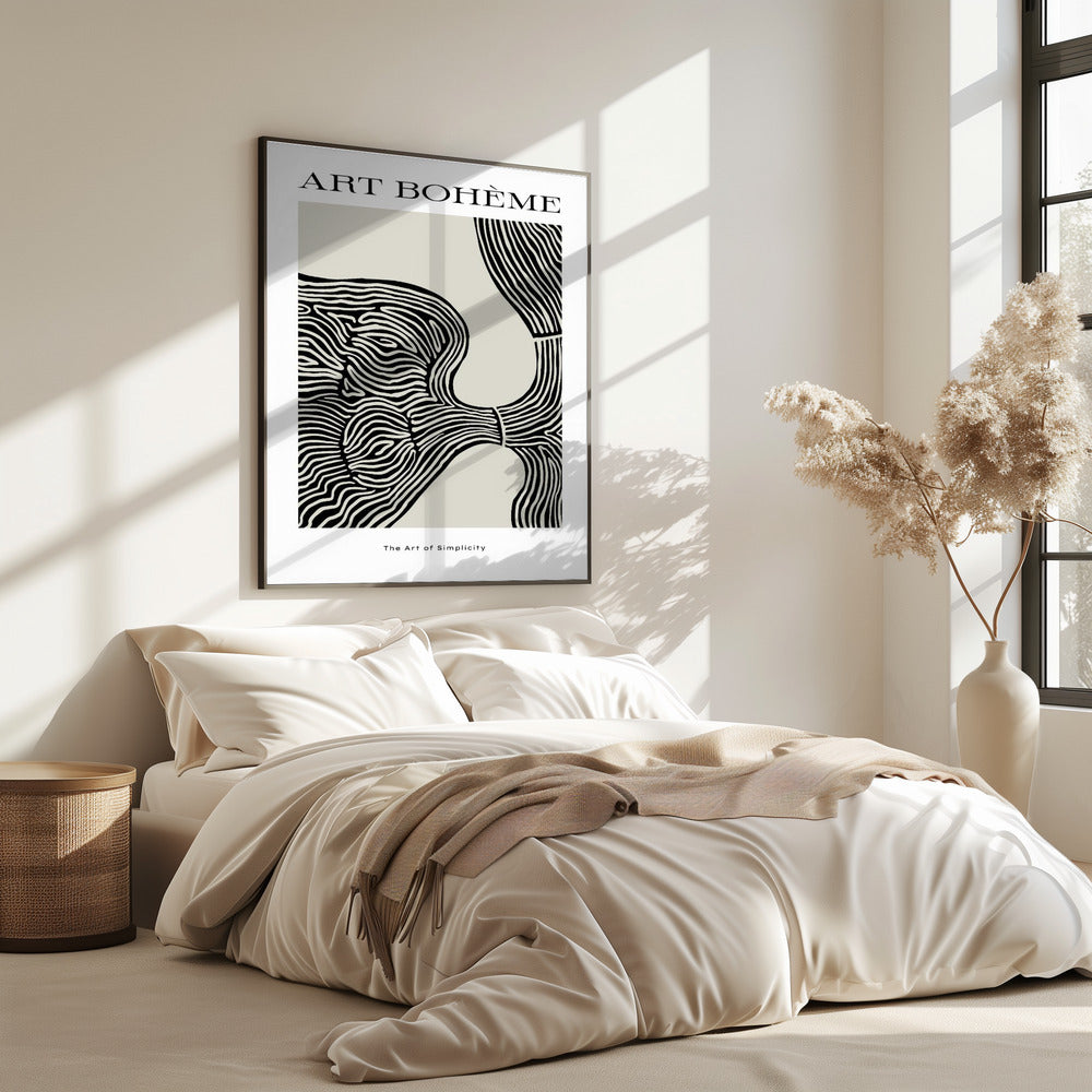 Fließende Streifen | Poster
