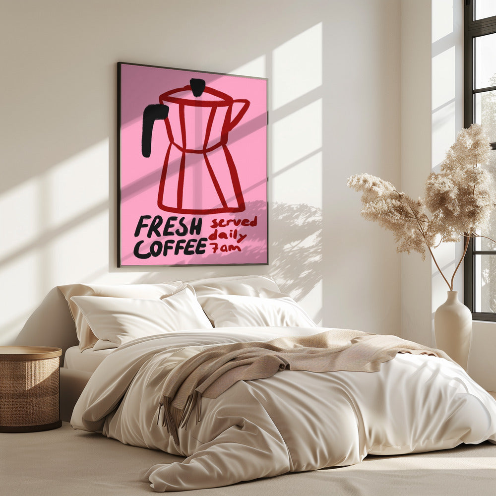 Morgens gebraut | Poster
