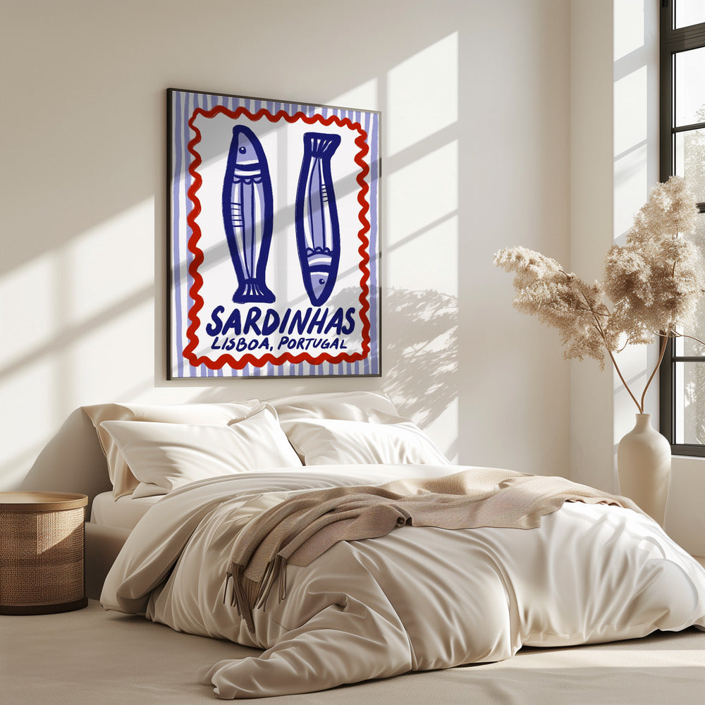 Lissabon Sardinen Genuss | Poster