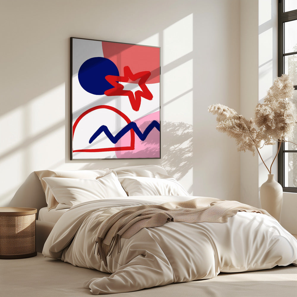 Kräftige geometrische Formen | Poster