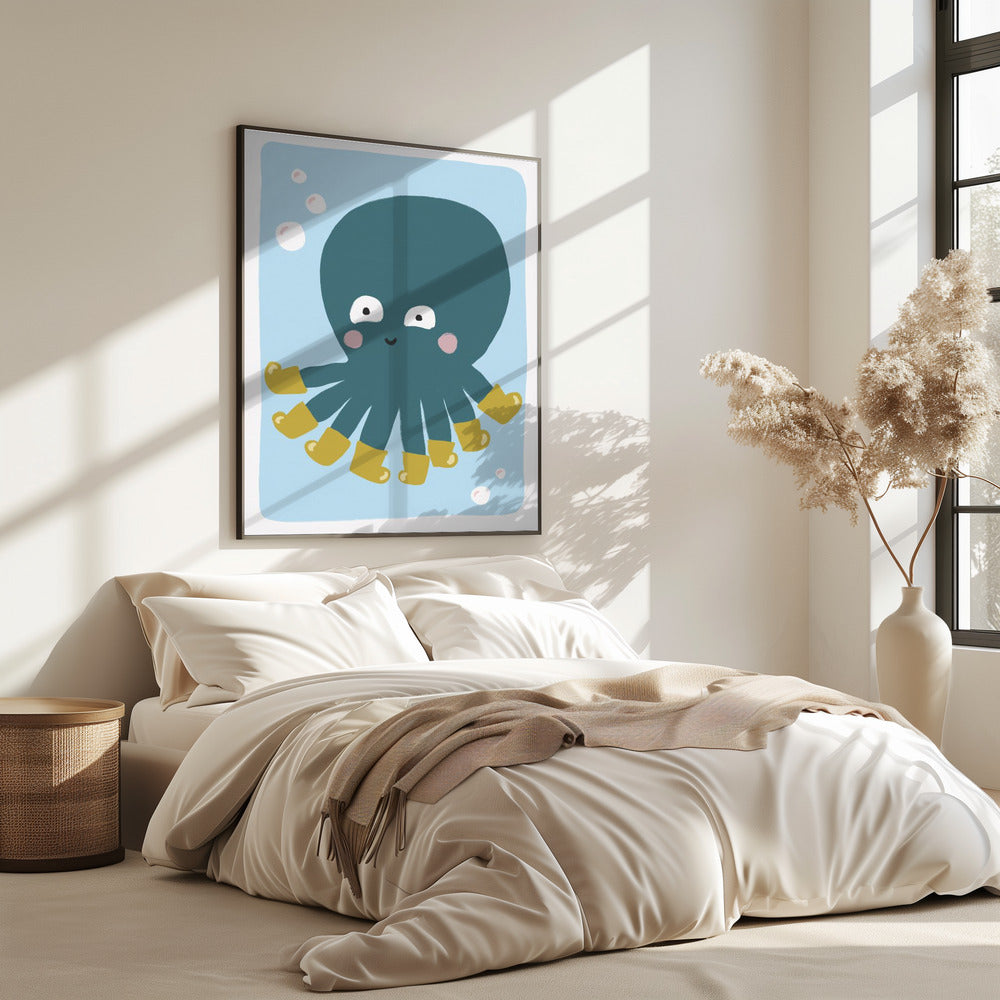 Spaß mit dem gestiefelten Oktopus | Poster