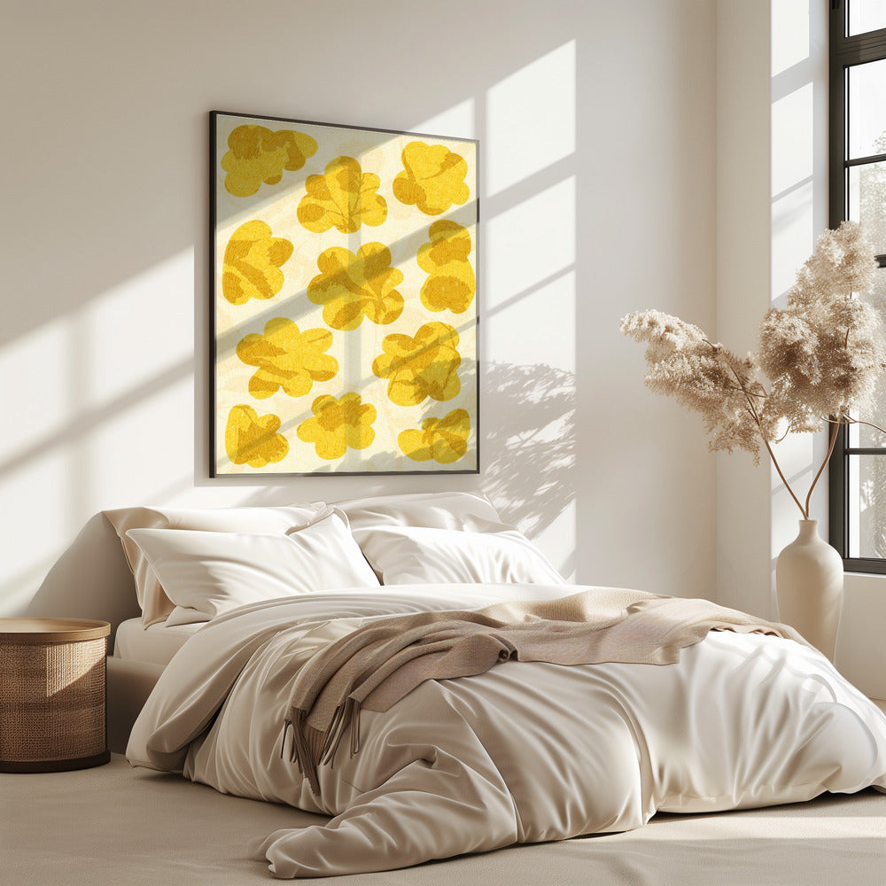 Goldene Blüten | Poster
