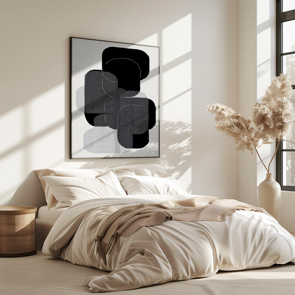 Monochrome Schichten | Poster
