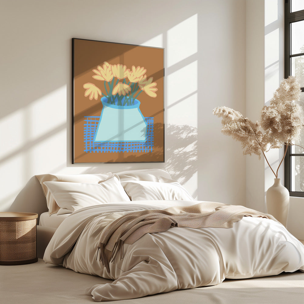 Gänseblümchen in der Vase | Poster