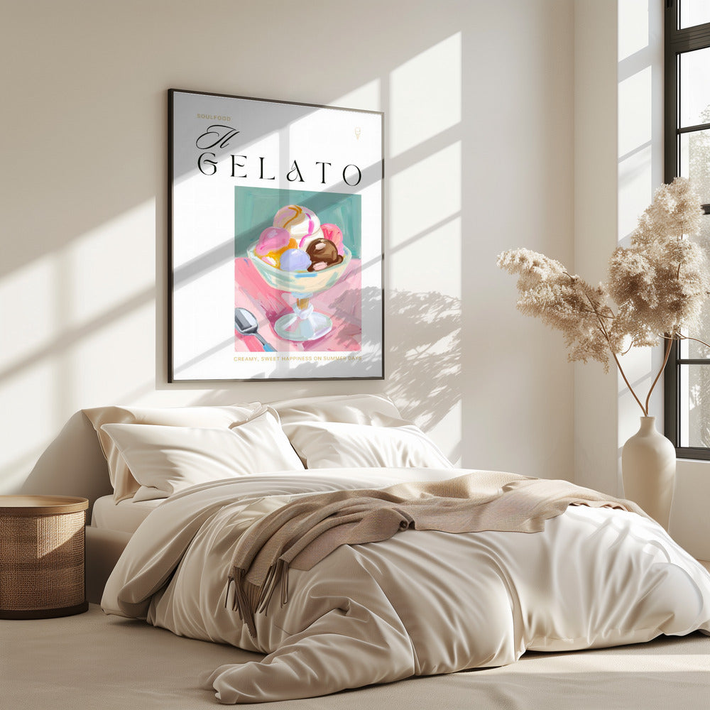 Gelato-Eiscreme-Vergnügen | Poster
