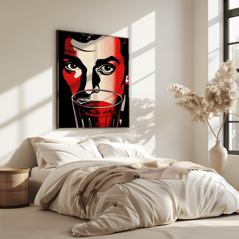 Ein Mann mit intensiven Augen | Poster