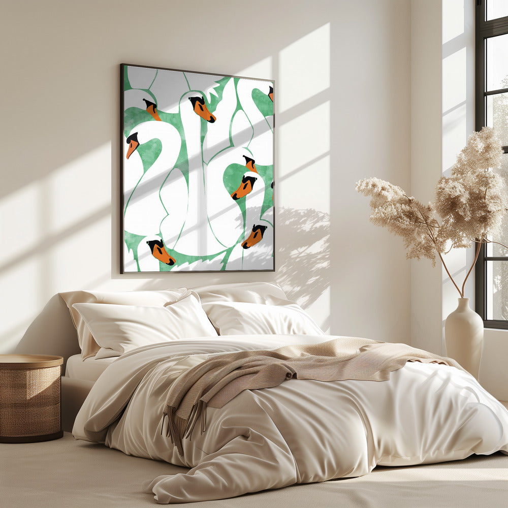 Anmutige Schwäne | Poster