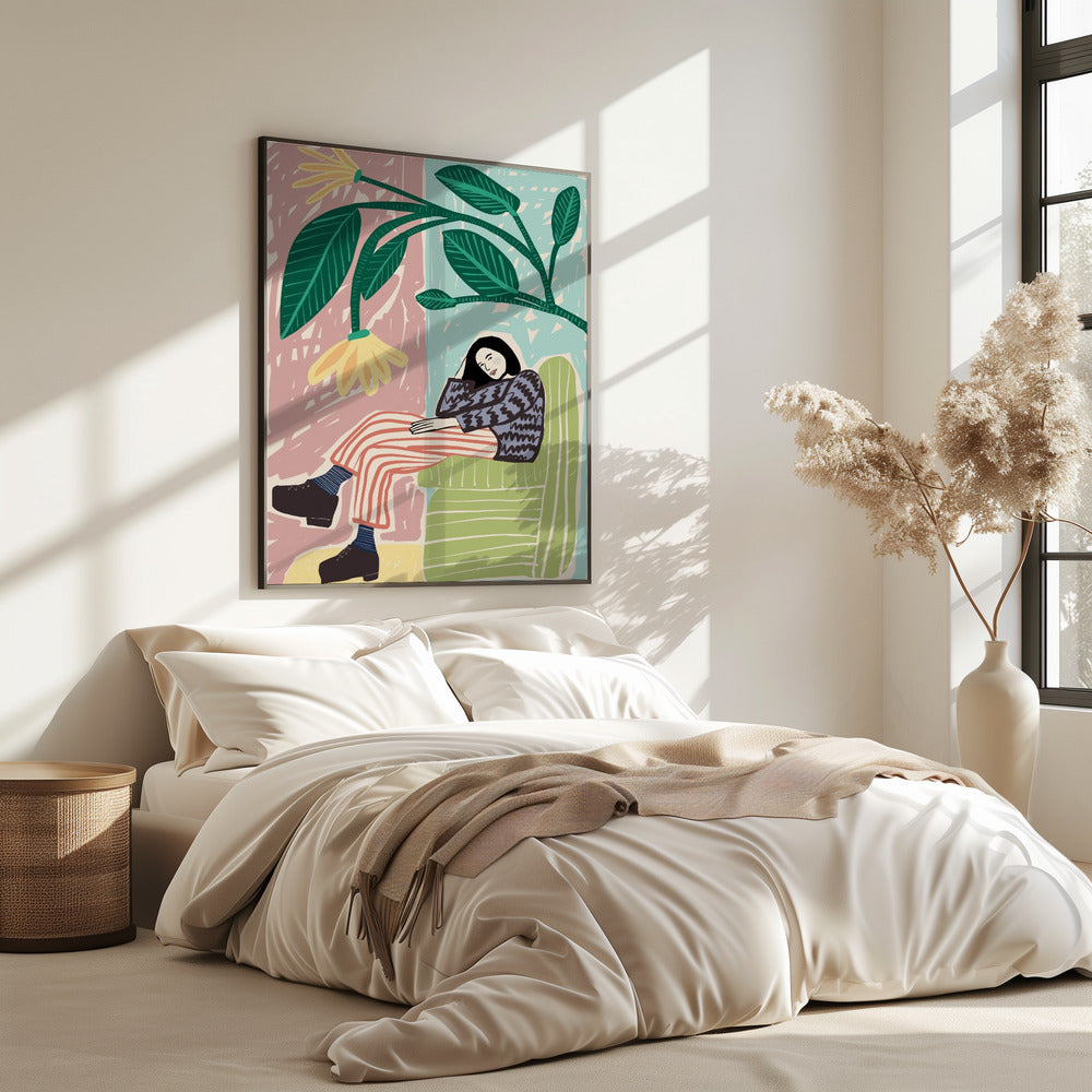 Ruhende Frau | Poster