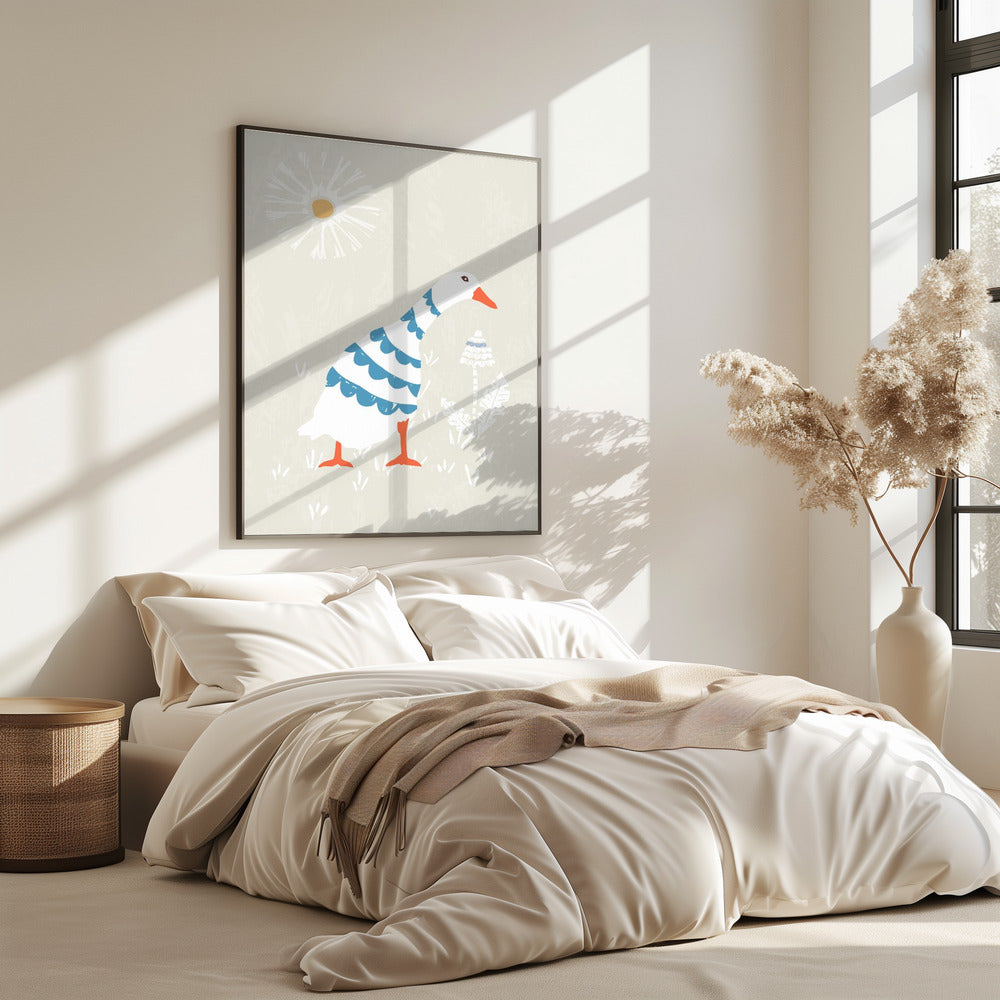 Gänseküken im Sonnenschein | Poster