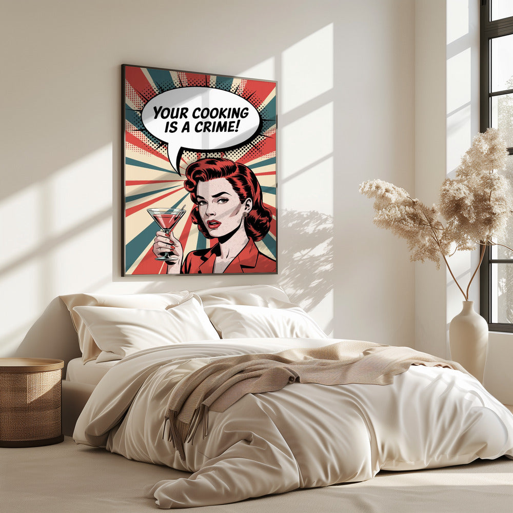Retro Culinary Roast | Poster