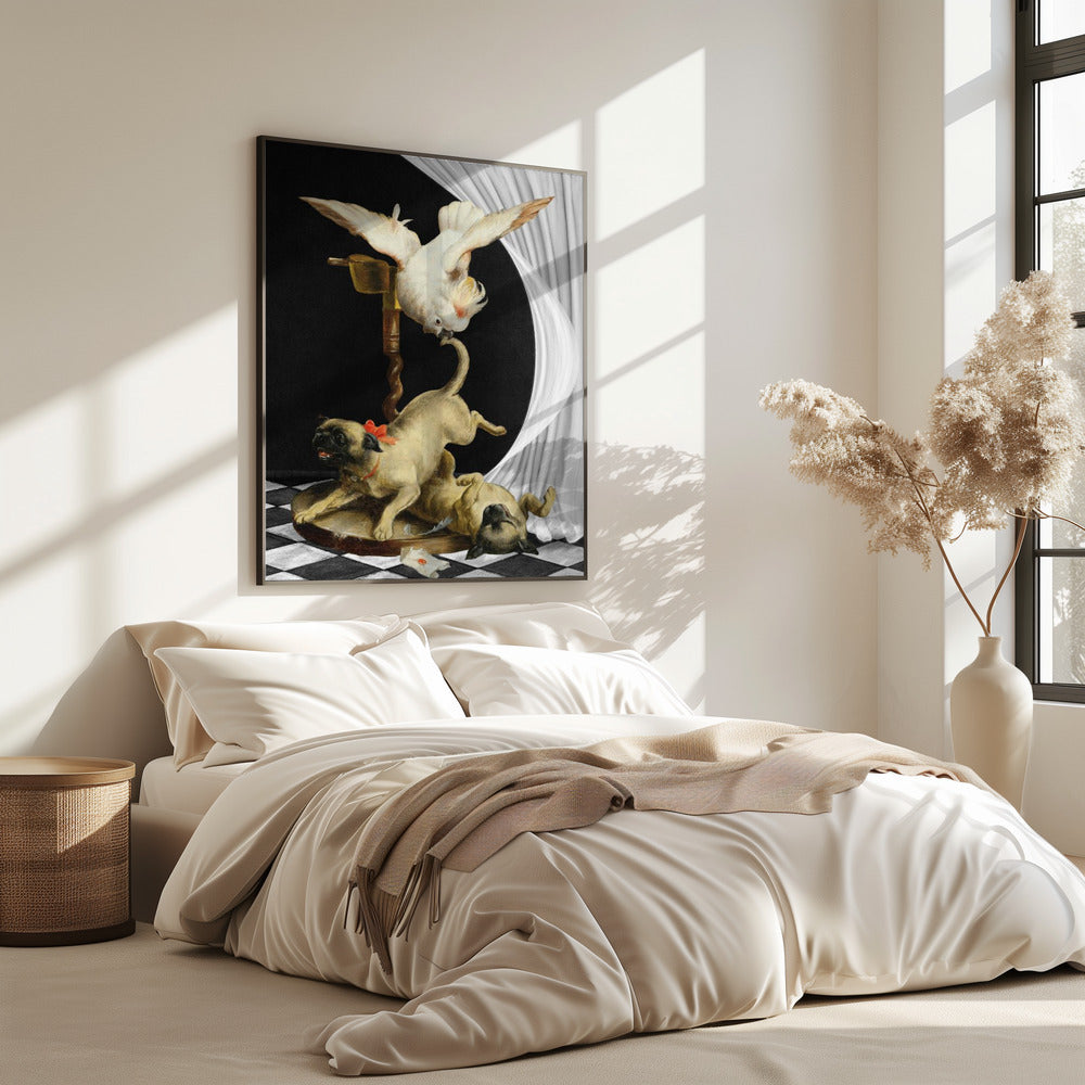 Lebendige Szene eines Vogels | Poster