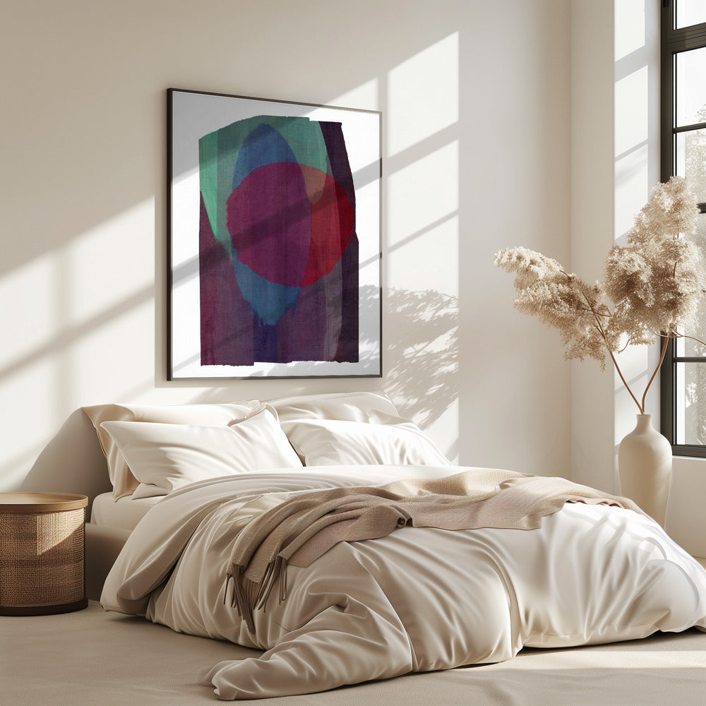 Geometrische Formen in satten Tönen | Poster