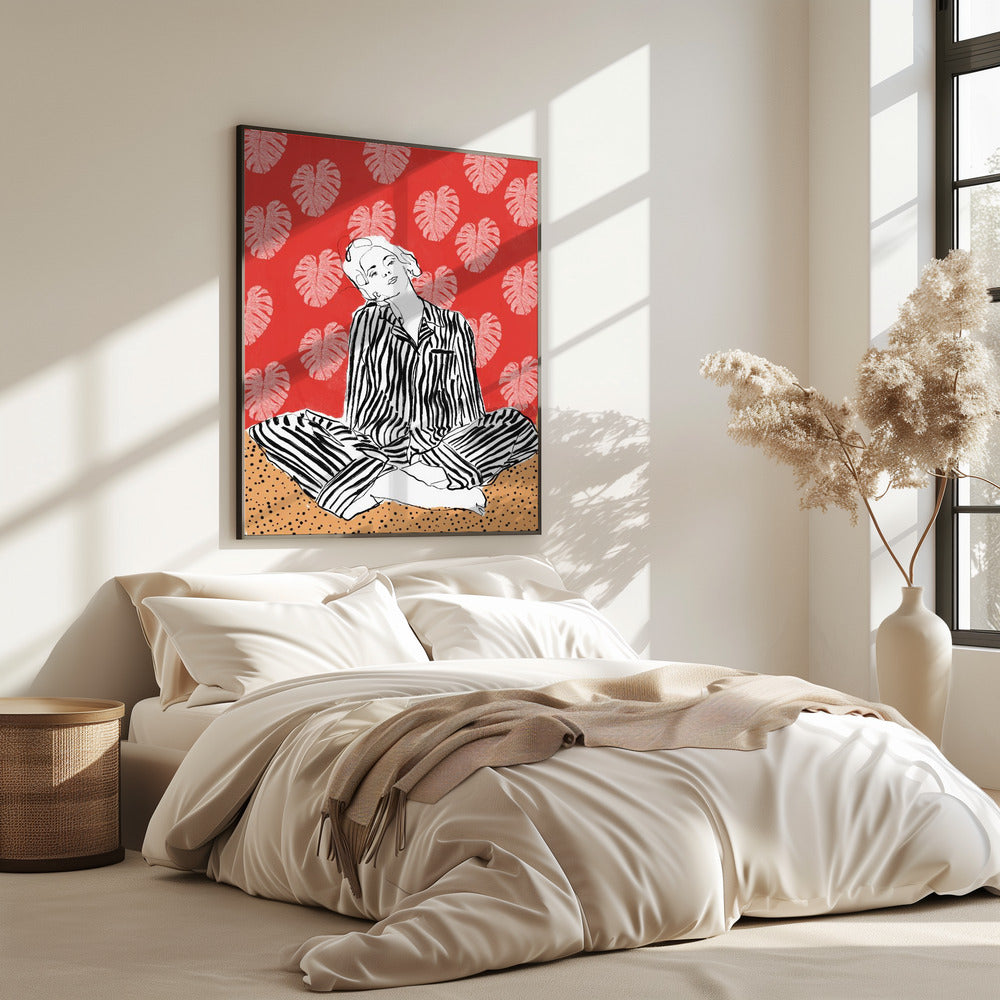Serenity In Stripes | Poster