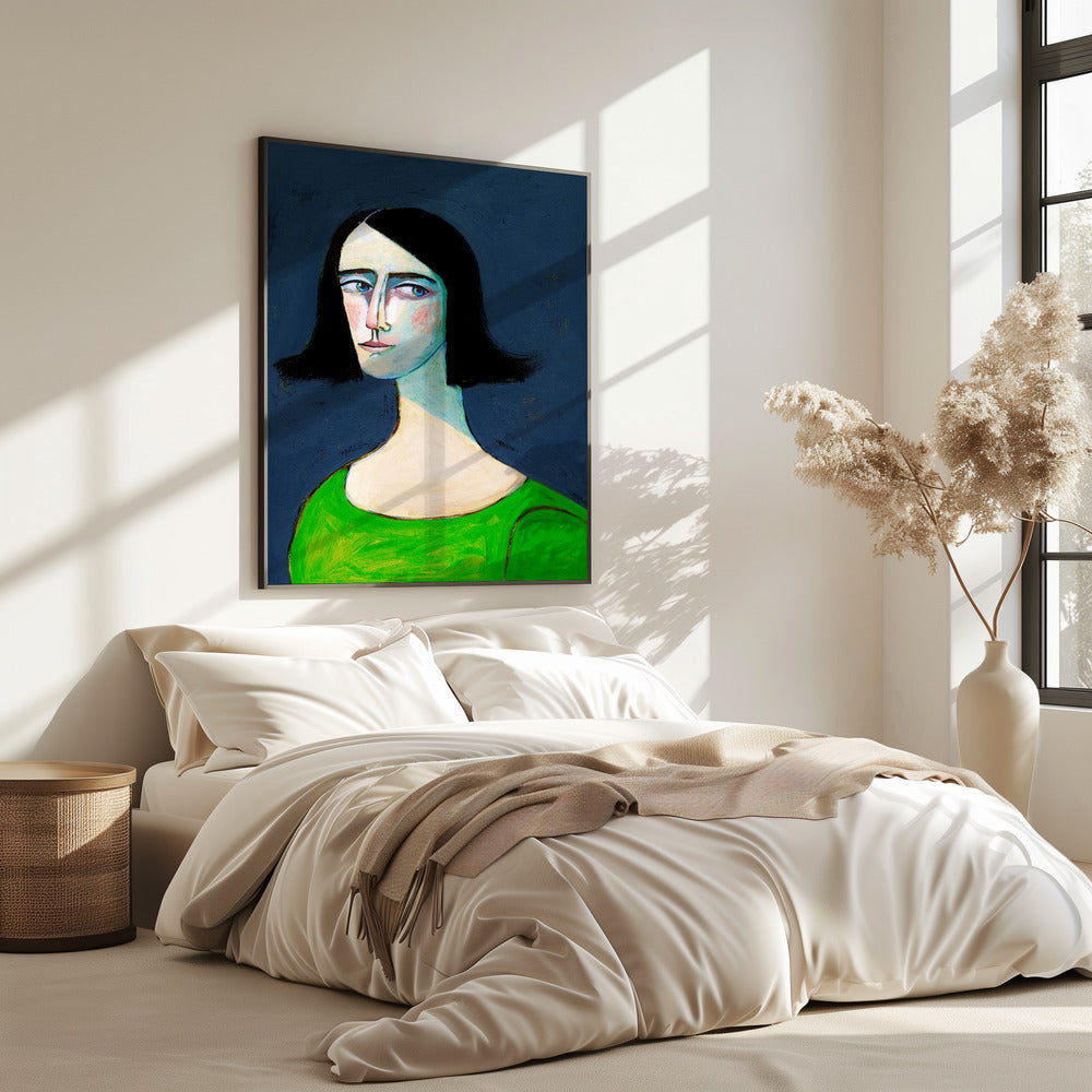 Frauenporträt – Schau niemals zurück | Poster