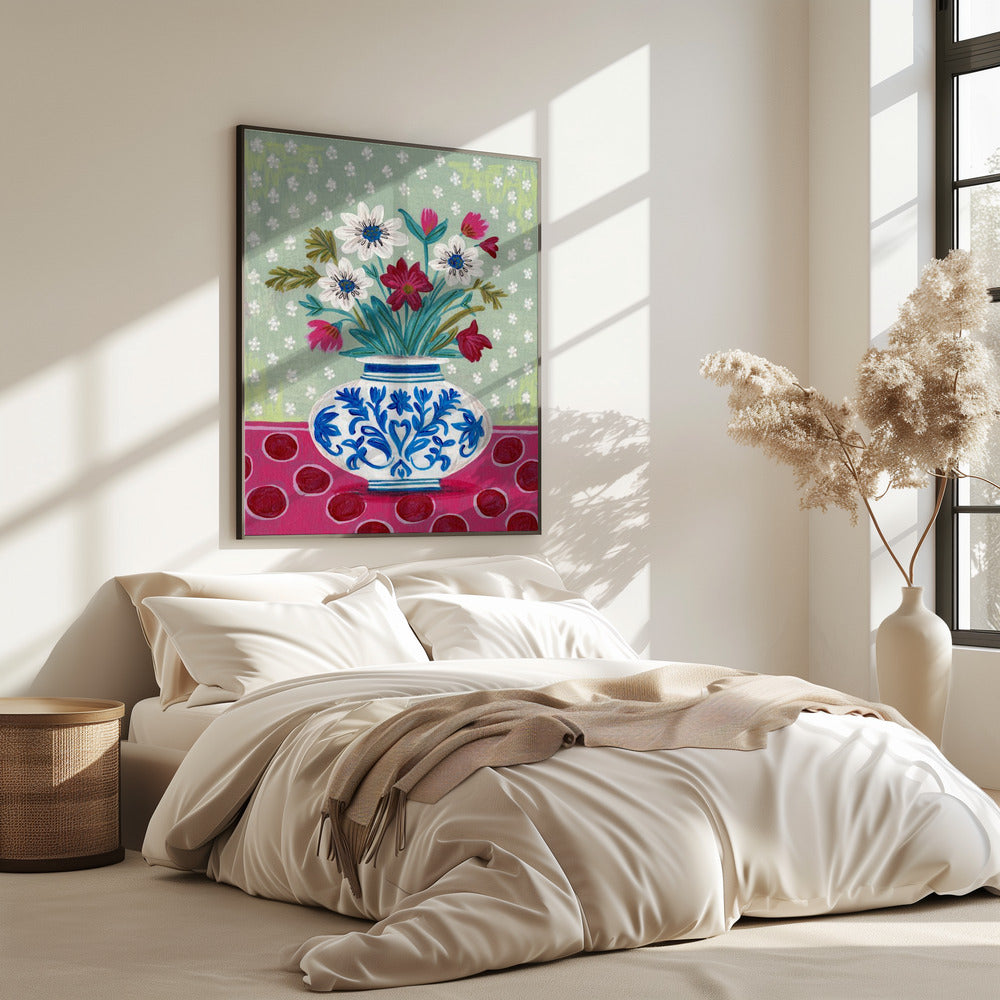 Blumen in der Vase Stillleben | Poster