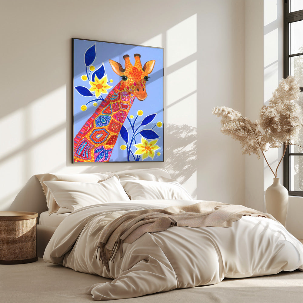 Gemusterte Giraffe | Poster