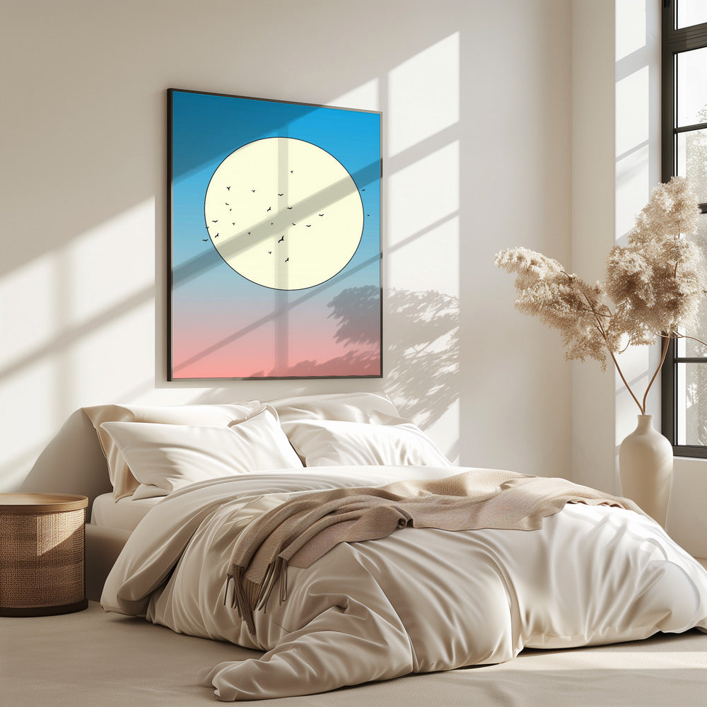 Vögel am Himmel | Poster
