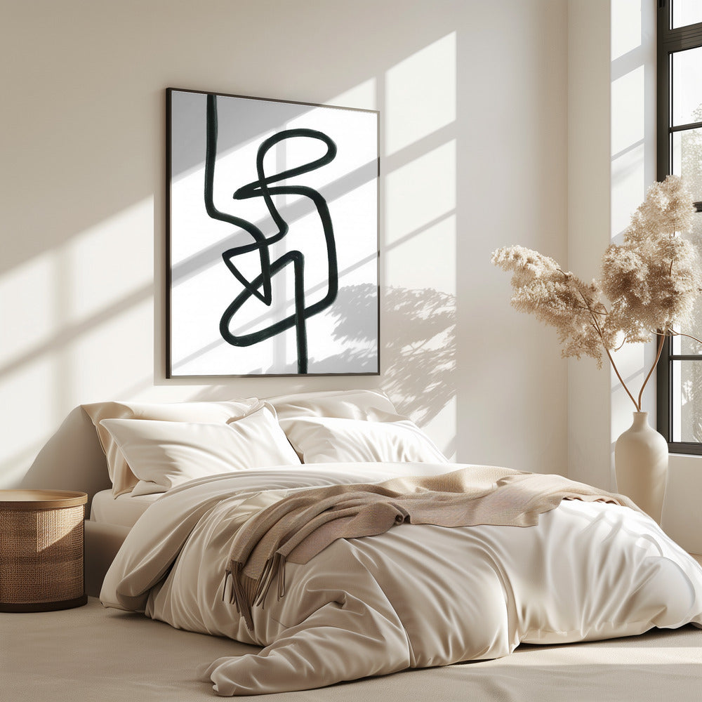 Relax Pose Black | Poster