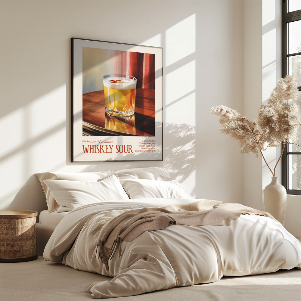 Klassische Cocktails - Whiskey Sour | Poster