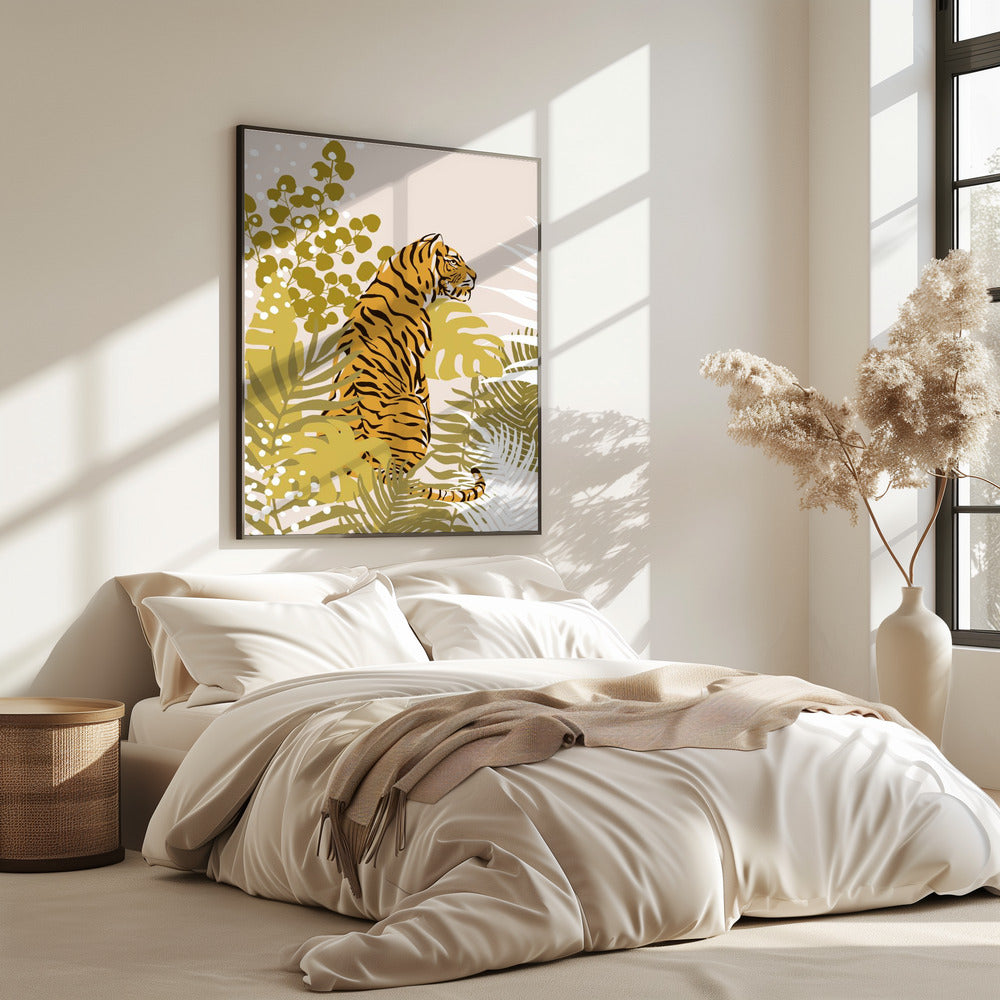 Tiger von Cats and Dotz, 76,2 x 106,7 cm, Poster