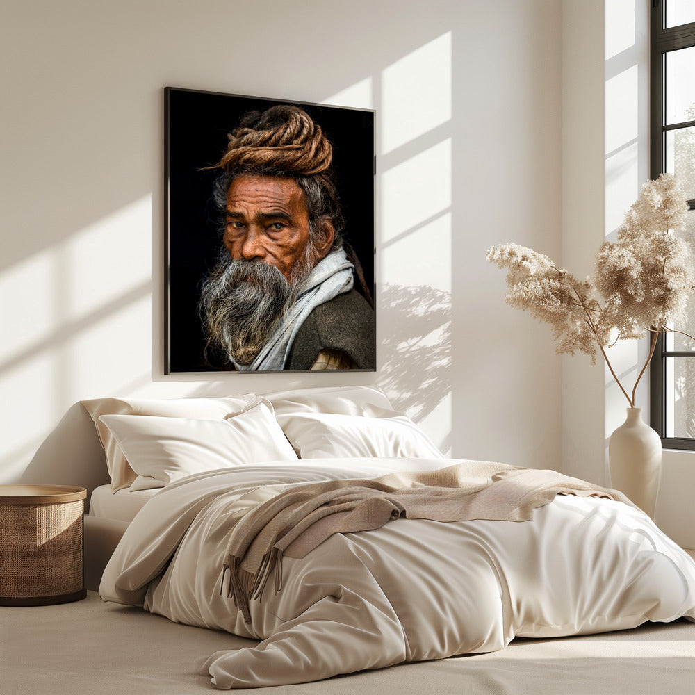 Porträt eines Sadhu... | Poster