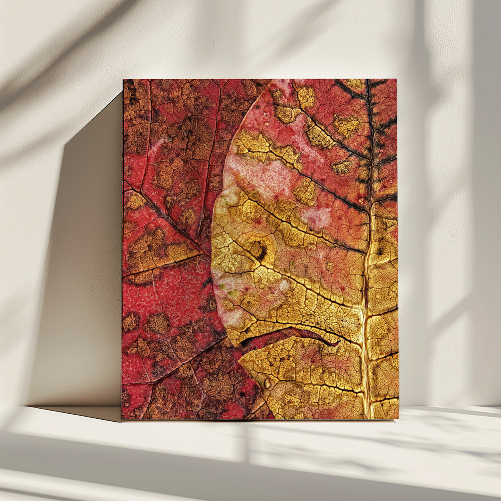 Sterbendes Blatt | Leinwand