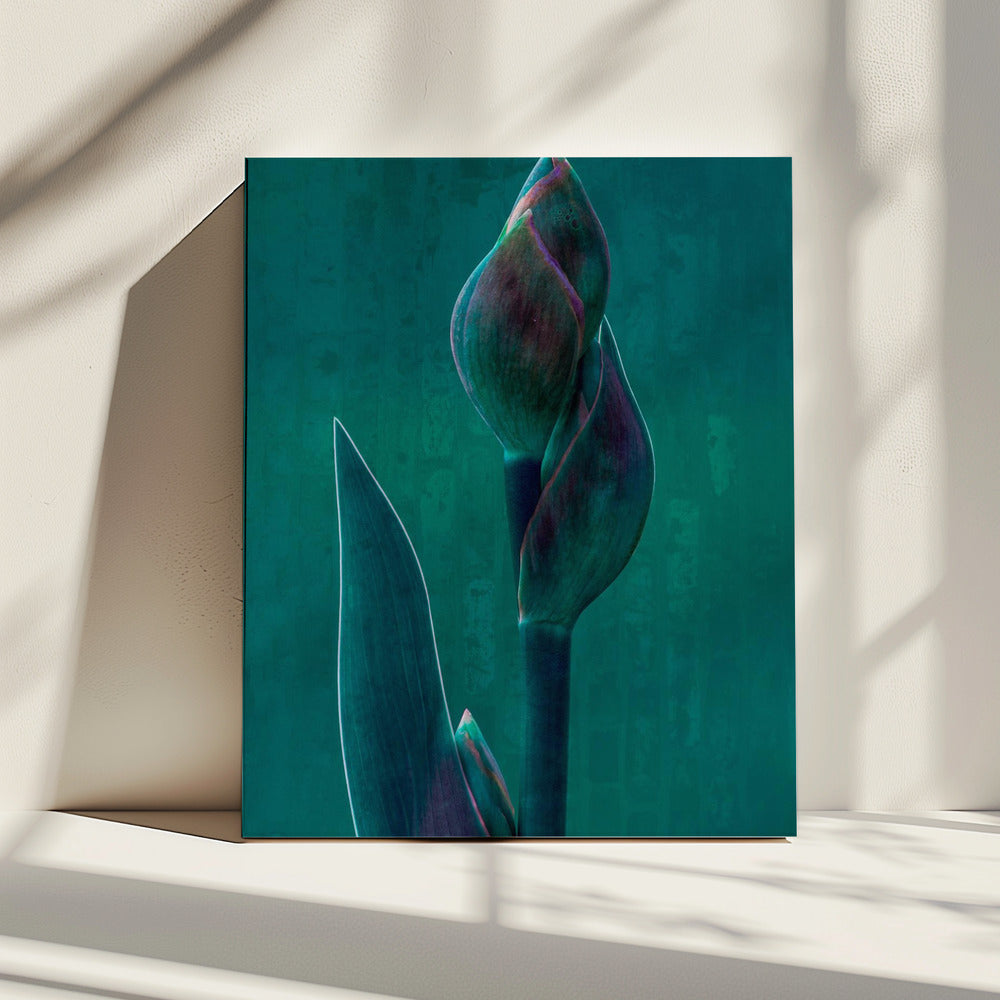 Blaue Scharade. | Leinwand