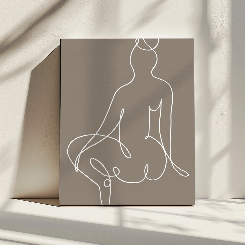 Sitzen 02 | Leinwand