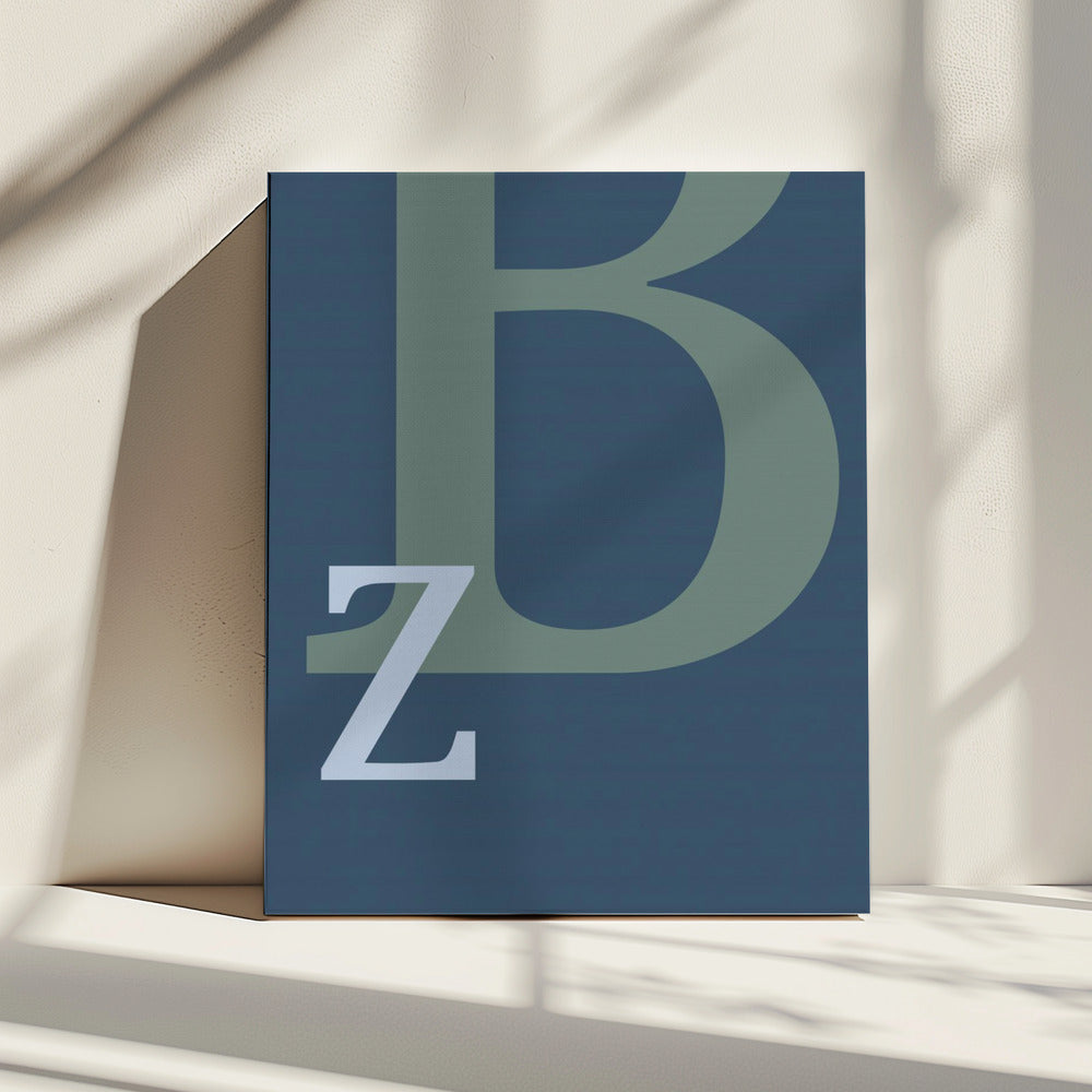 Buchstabe B | Leinwand
