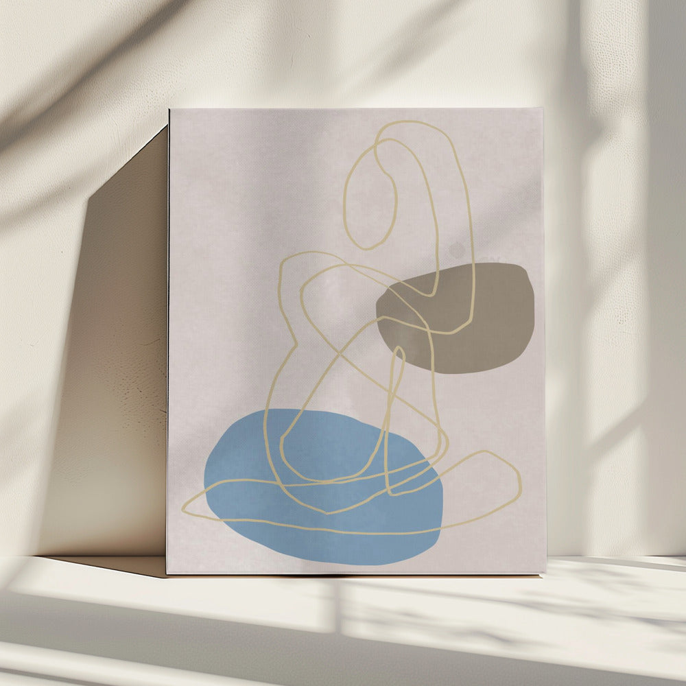 Goldene Linien | Leinwand
