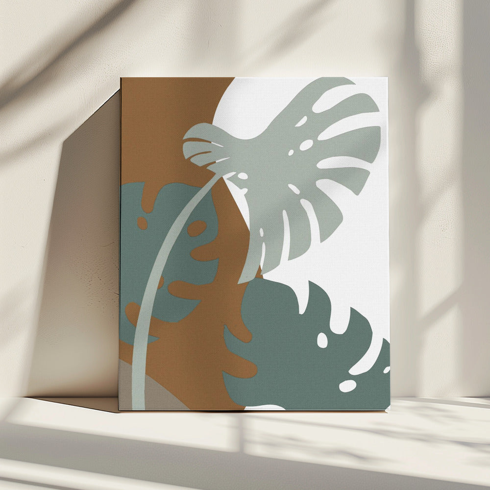 Monstera Cut Out 03 | Leinwand