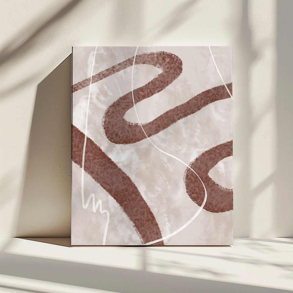 Abstraktes Flaum 02 | Leinwand