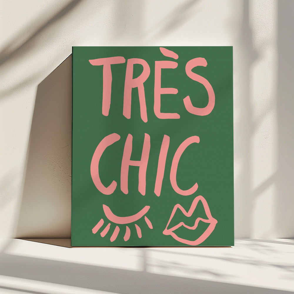 Très Chic Grün | Leinwand