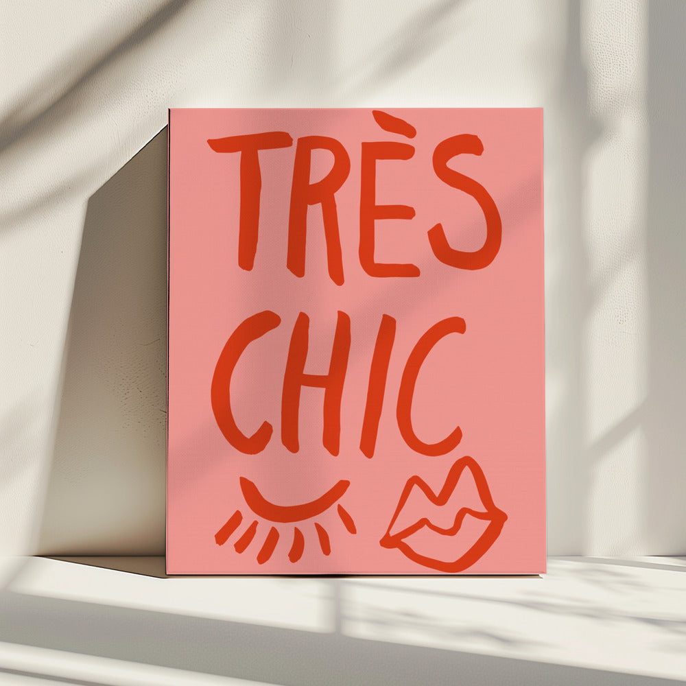 Très Chic Rosa | Leinwand