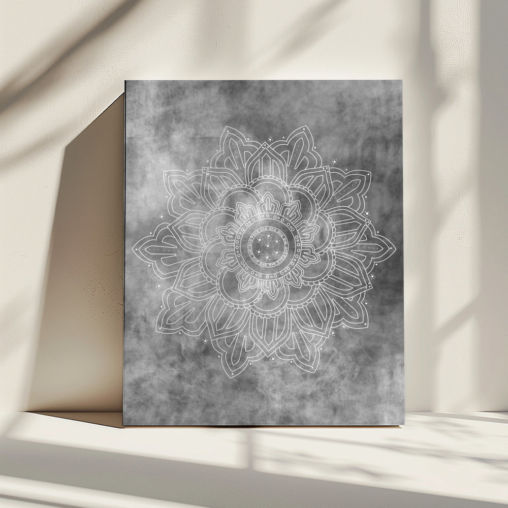 Mandala Smokey | Leinwand