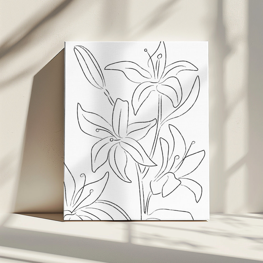 Lilien Nr. 02 | Leinwand