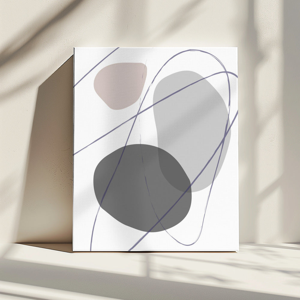 New Shapes Beige Nr. 2 | Leinwand