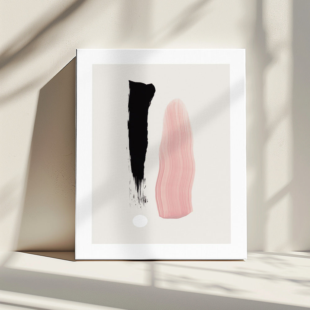Minimalistische Pinselstriche | Leinwand