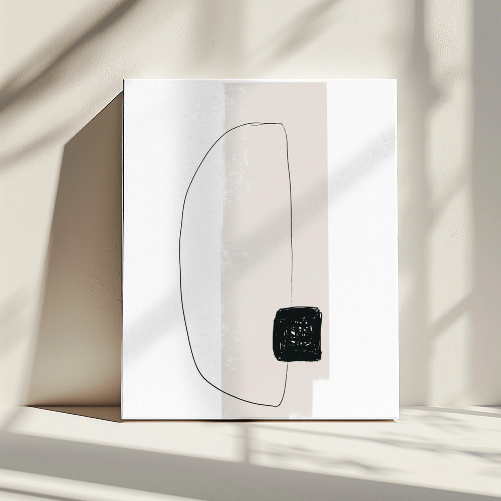 Minimalistische Harmonie | Leinwand