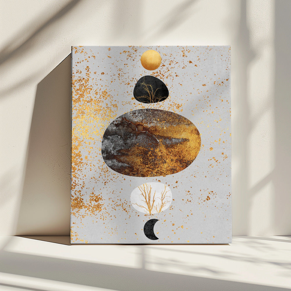 Sonne und Mond | Leinwand