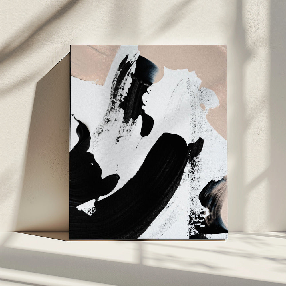 Monochromer Tanz | Leinwand