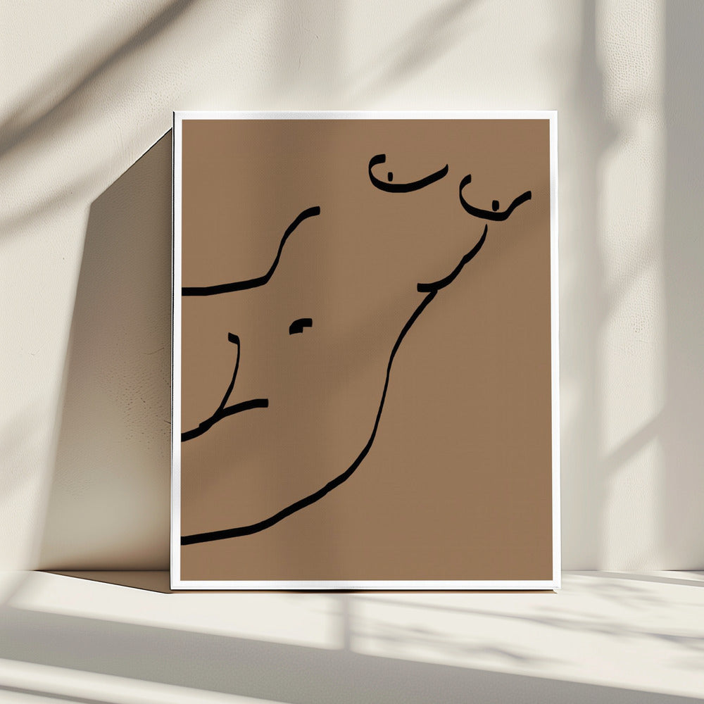 Geschwungene Linien | Leinwand