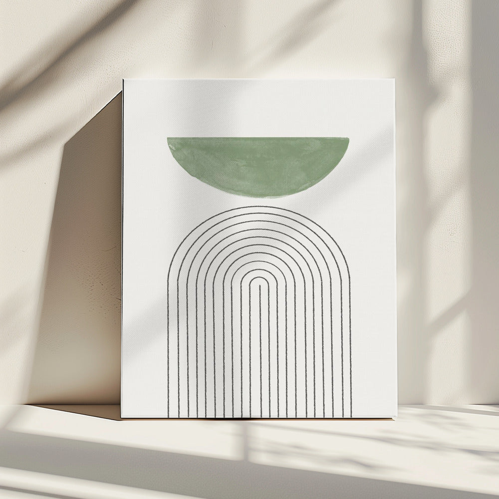 Geschwungene Harmonie | Leinwand