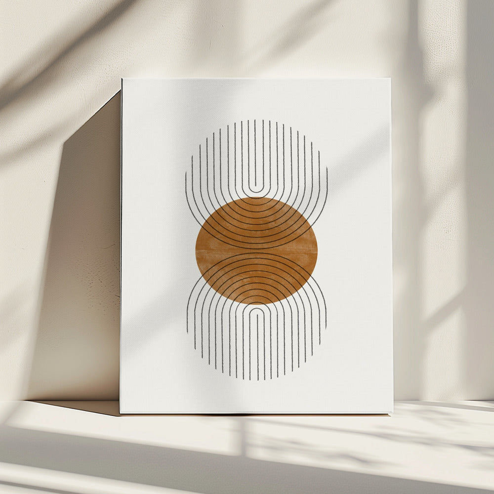 Symmetrische Echos | Leinwand