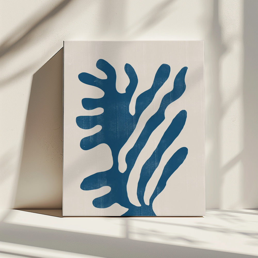 Blauer Korallentanz | Leinwand