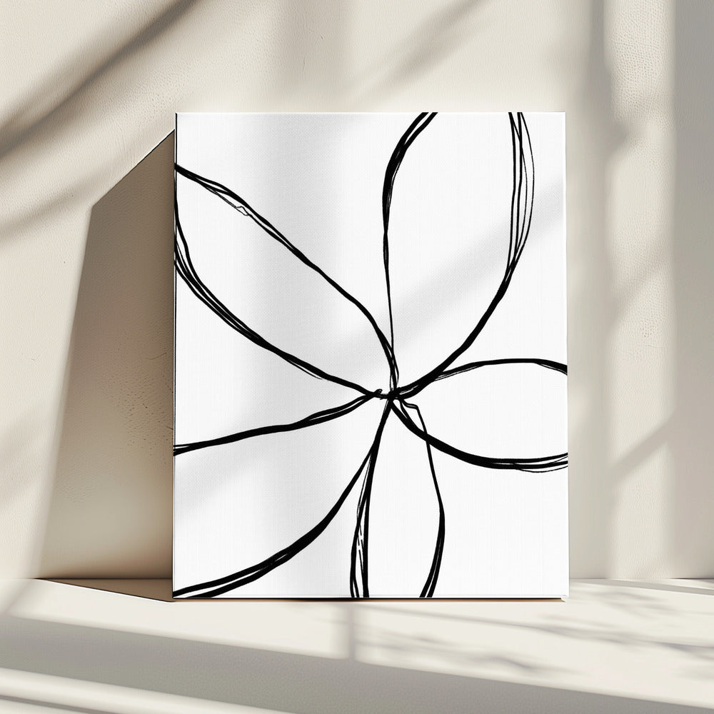 Einfache Blume | Leinwand